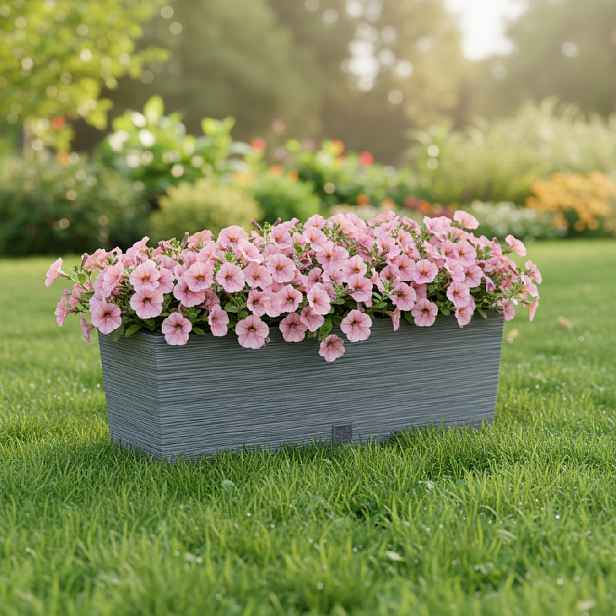 ProsperPlast Květináč FURU CASE | beton 58 cm