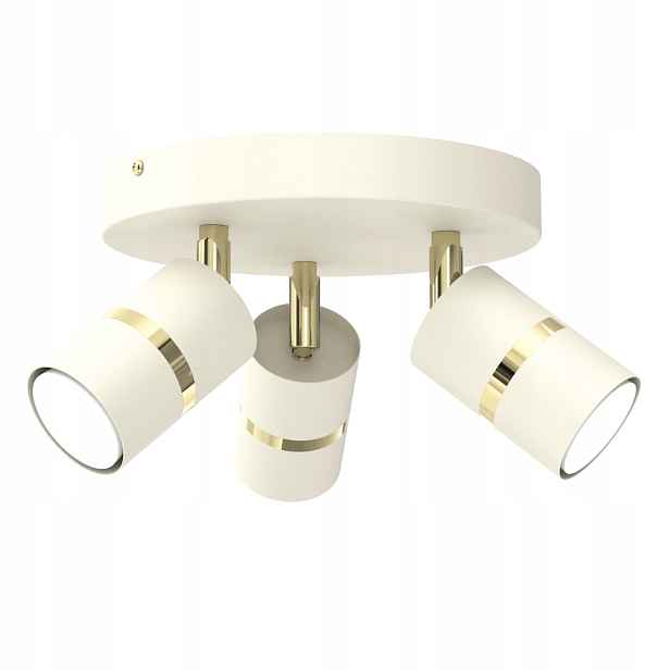 Stropní Svítidlo Béžová Stropní Svítidlo Kolo Tuby Zlatá GU10 Led Spot Reflektory