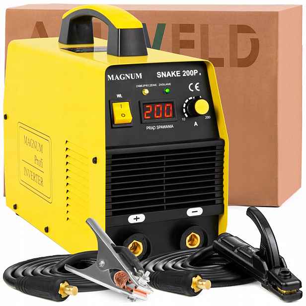 Elektrodová Svářečka Magnum Snake 200 P II 230V 200A Tig Lift Mma Hot Start