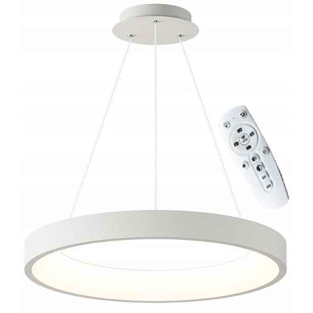 Stropní Led lampa Oli Bílá 50 cm s variabilním světlem dálkový ovladač 32W Moderní