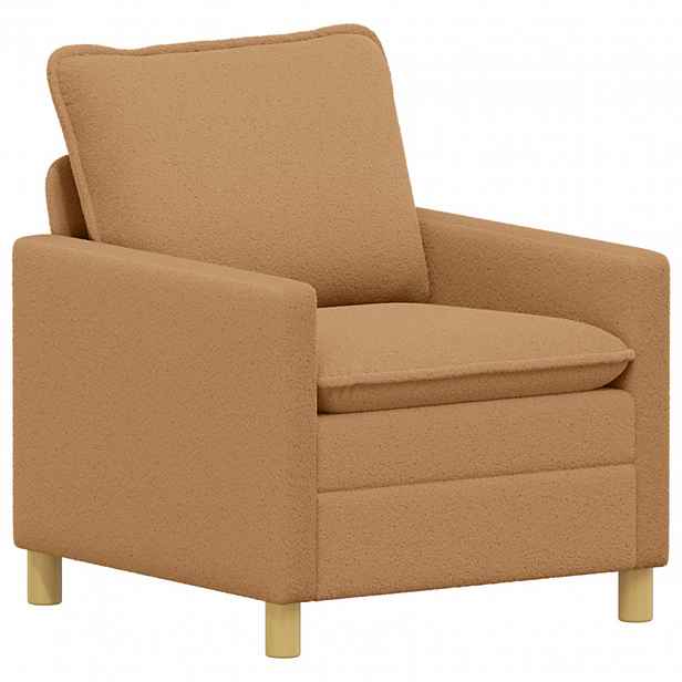 vidaXL Pohovka Béžová 76 x 81 x 87,5 cm Textil