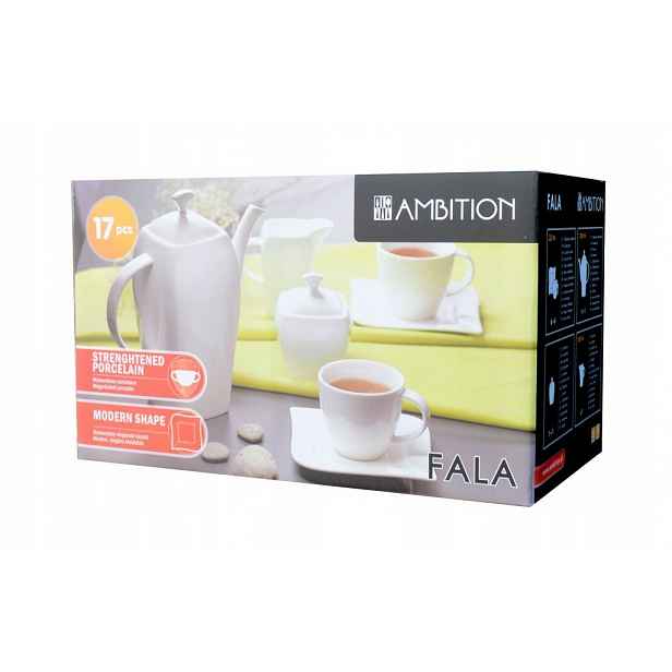 Ambition kávový komplet 17-dílný 220 ml Vlna