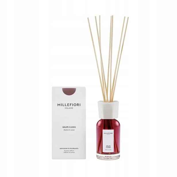 Millefiori Grape Cassis 100 ml – difuzér s tyčinkami
