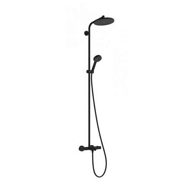 Sprchový systém Hansgrohe Activera S s vanovým termostatem matná černá 28871670