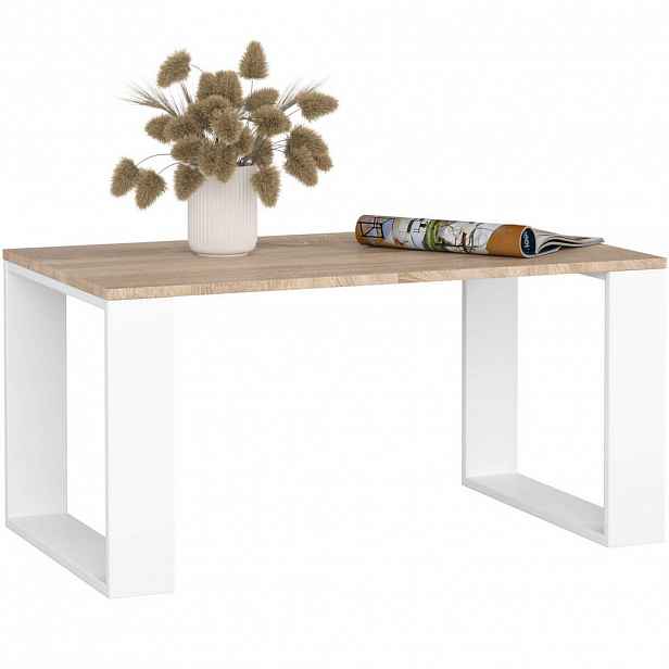 RAUMHIRSCH FURNITURE KONZOLOVÝ STOLEK dub Sonoma, bílá 45/92/53