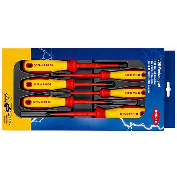 Izolované šroubováky 1000V Sada Komplet 002012V04 Knipex