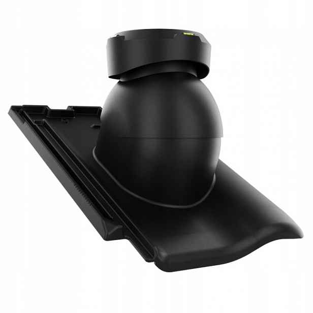 Krbový kanalizační ventilátor fi110 Nelskamp Nibra F8,5 Černý