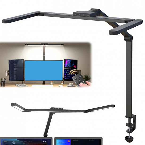 Led Kreslící lampa na stůl Bezstínová stolní lampa na pracovní desku +Dálkový Ovladač