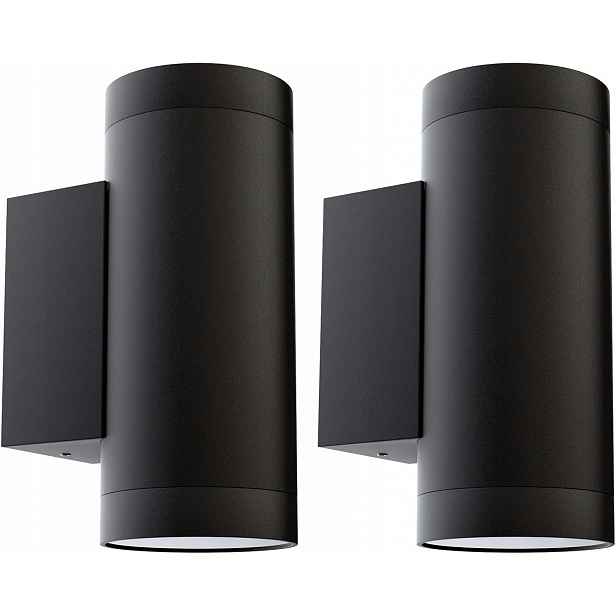 Venkovní lampa hliníková, 2 kusy venkovních lamp GU10