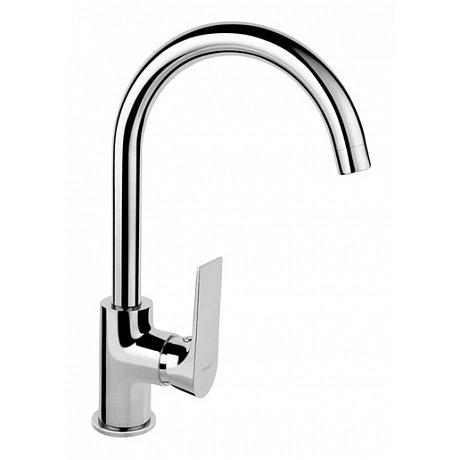 Dřezová baterie Novaservis Algeo Square s otočným ramínkem chrom 82713,0