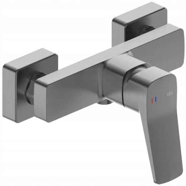 Kfa Nástěnná Sprchová Baterie Malaga, Gun Metal Grey Pvd