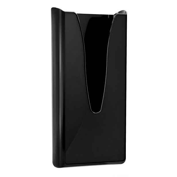 MARPLAST PLUS zásobník hygienických sáčků, 13,5x5,5x29,5cm, černá