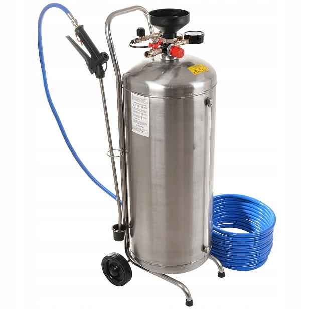 Nerezová pneumatická pěnovačka kompresor 50L Inox vyvíječ pěny