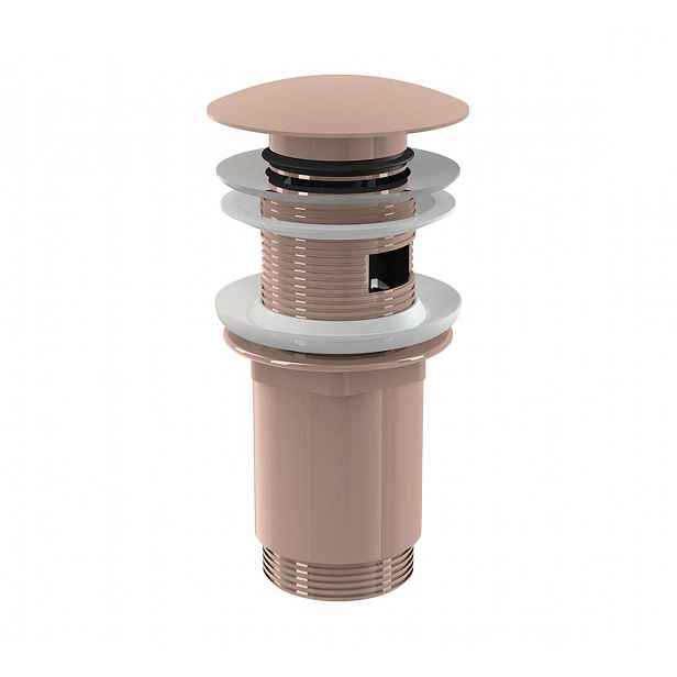 Alca - Umyvadlová výpusť, ClickClack, lesklý red gold A392-RG-P
