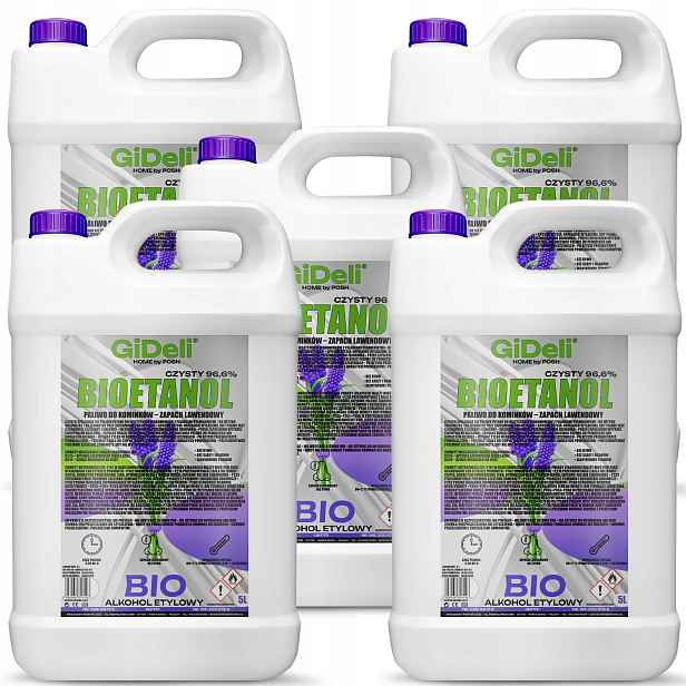 Bioetanol do krbu 5x 5L vůně levandule biopalivo