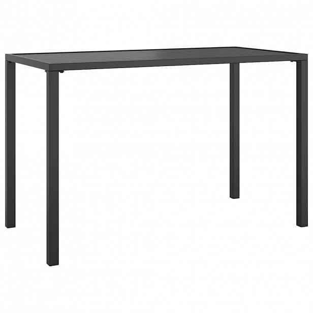 vidaXL Zahradní jídelní stůl antracitový 110 x 54 x 70 cm ocel