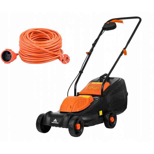 Elektrická sekačka Yard Force YF-EMU32A 1000 W 320 mm prodlužovací kabel 30 m
