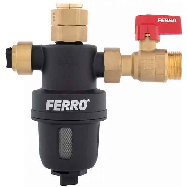 Ferro Magnetický Separátor Nečistot 3/4" S Kulovým Ventilem 3/4"
