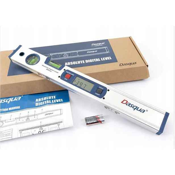 Elektronická magnetická vodováha Dasqua 400 mm LCD +/- 0,2°