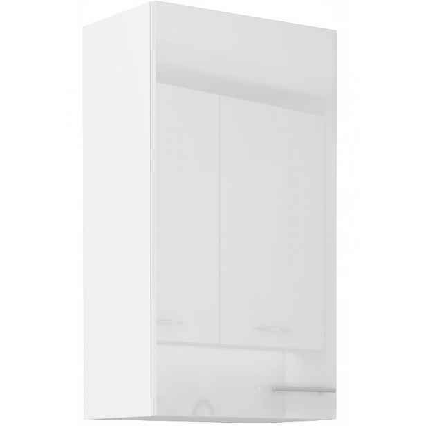 Vysoká horní skříňka LAJLA - šířka 50 cm, bílá