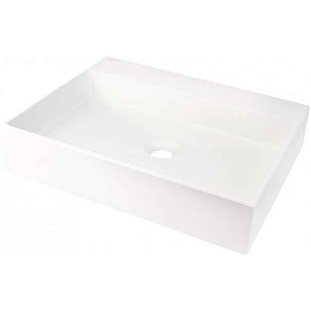 DEANTE - Correo alabaster Granit umyvadlo na desku - 500x400 mm CQR_AU5S