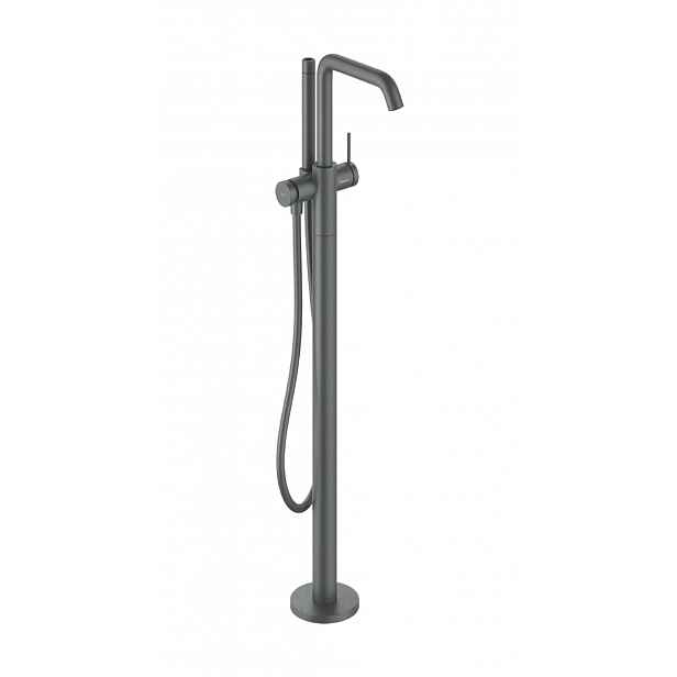 Hansgrohe Tecturis S - Vanová baterie do podlahy, kartáčovaný černý chrom 73440340