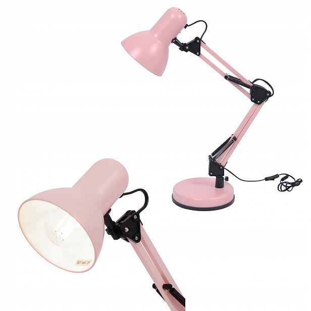 Kaja Stolní lampa Cosmo na E27 pastelově růžová pro dívku
