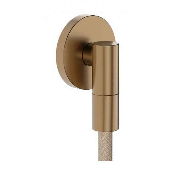 Podomítkový vývod Hansgrohe FixFit Fine S se zpětným ventilem kartáčovaný bronz 28882140