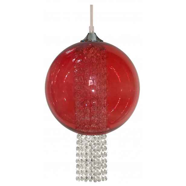 Závěsná lampa s krystaly E27 Allani Candellux