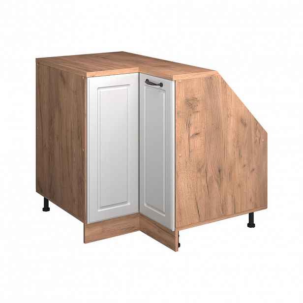 Vicco ŠIKMÁ SKŘÍŇ ROHOVÁ SKŘÍŇKA Rion Bílý venkovský dům 75.6 x 81.6 cm s 1 dveřmi, korpus skříně hloubka 60 cm