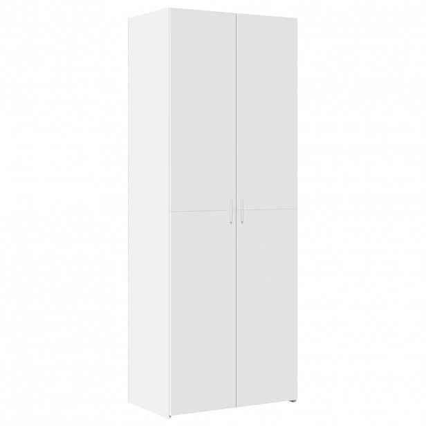 vidaXL Skříň highboard bílá 70 x 42,5 x 185 cm kompozitní dřevo