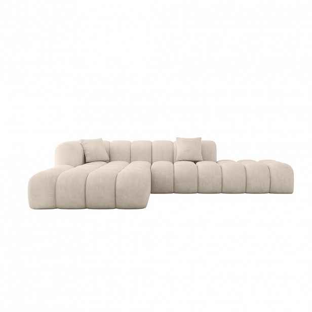 ALTDECOR ROHOVÁ SEDACÍ SOUPRAVA s otomanem vlevo OLEA-L2 – 289 × 176 × 71 cm šedohnědá