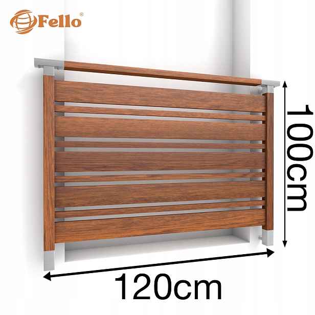 Classic MIX Francouzský balkon 120 cm Balustrada