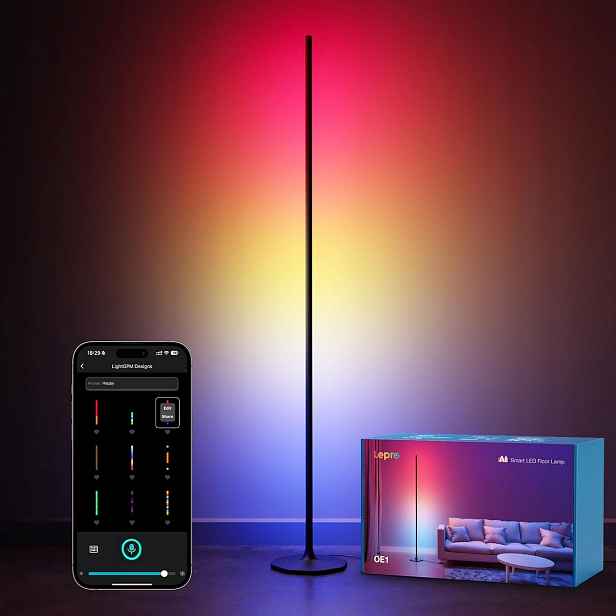 Inteligentní Podlahová Lampa Smart Ai 140 Cm Lepro OE1 Rgb 18W WiFi App Diy