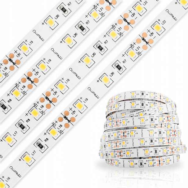 Led pásek Hermetický 12V 120W 13200lm Teplý IP65 8mm 25m Lumiled