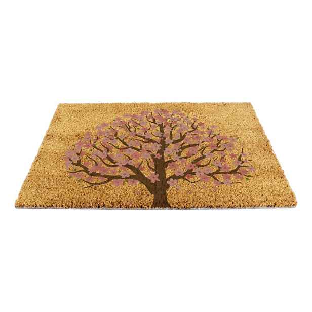 Rohožka z kokosového vlákna 60x90 cm Blossom Tree of Life – Artsy Doormats