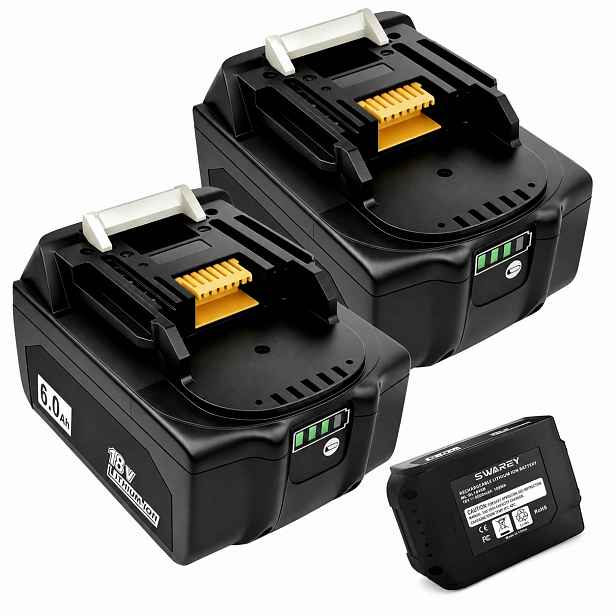 2x Náhradní akumulátor Makita 18V BL1840B BL1850 BL1860B Li-Ion
