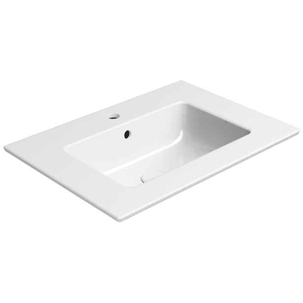GSI PURA keramické umyvadlo Slim 62x46cm, bílá ExtraGlaze