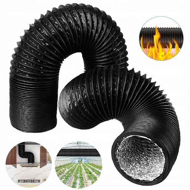 Hadice Výstupního Vzduchu, Kabel Zesílený Ventilačním Spiro Kanálem 5 M