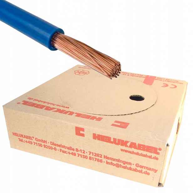 Kabel H07V-K 1,5 mm2 Modrý 100 mb