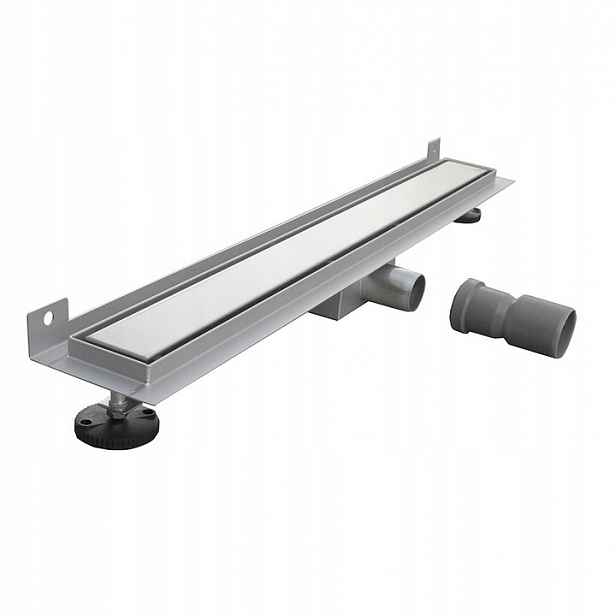Lineární odtok 2v1 pod dlažbu nebo hladký 80 cm ocel
