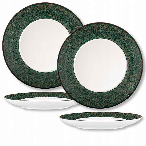 Porcelánový talíř kulatý dezertní zelený 20 cm Wilmax