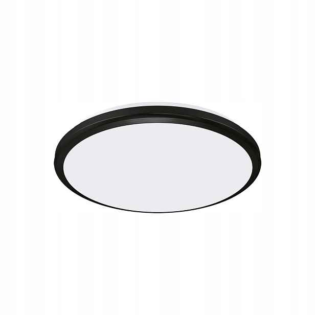 Struhm Planar Stropní Svítidlo Černý Kulatý Ø26 cm 18W IP54 Neutrální