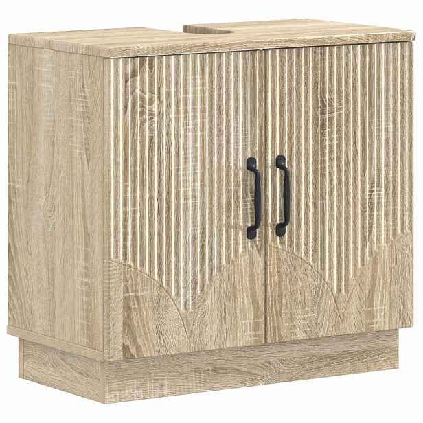 vidaXL Skříňka pod umyvadlo HOORN Dub sonoma 59,5 x 31,5 x 56 cm
