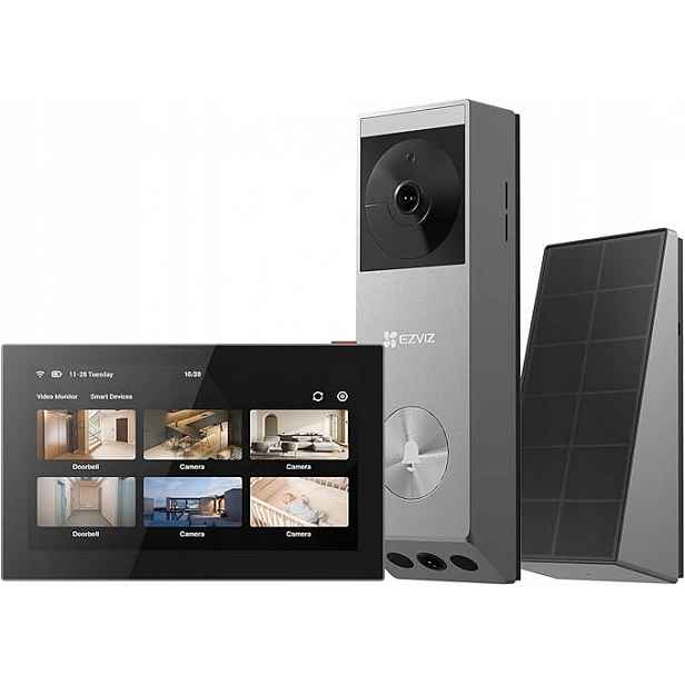 Ezviz EP3x Pro 2K dvojitá solární kamera s displejem SD7
