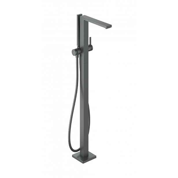 Hansgrohe Tecturis E - Vanová baterie do podlahy, kartáčovaný černý chrom 73445340