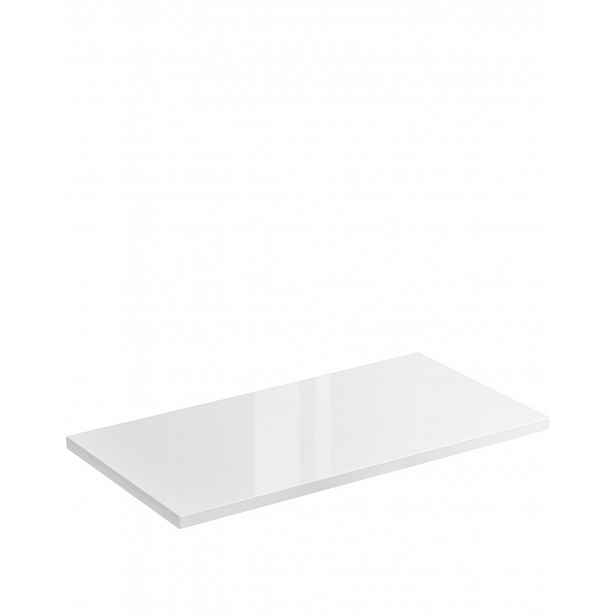 Koupelnová deska 60 cm bílý lesk (CAPRI WHITE 890 FSC)