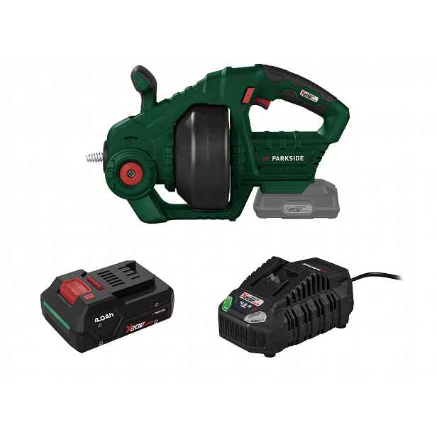Parkside® Aku čistič potrubí Parrw 20-Li A1, Smart 4 Ah