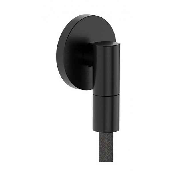 Podomítkový vývod Hansgrohe FixFit Fine S se zpětným ventilem kartáčovaný černý chrom 28882340