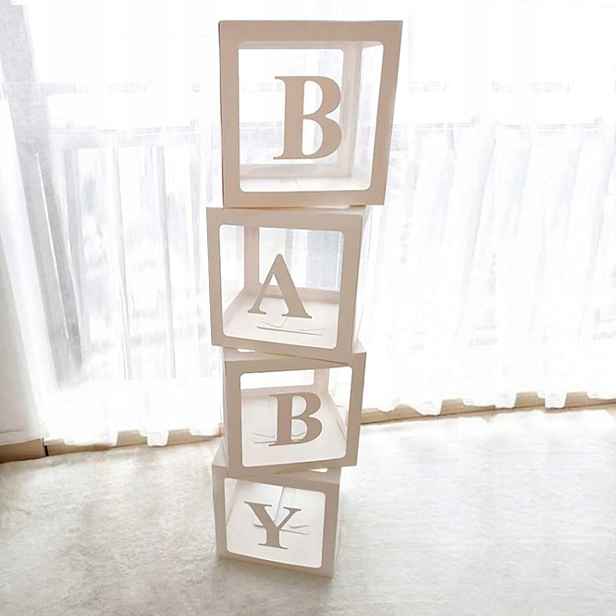 Průhledné Krabičky Na Baby Shower 4KS